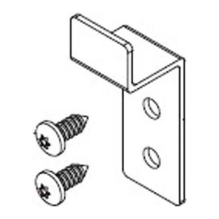 Bradley Bradley Plastic Toilet Partition Coat Hook Out Swing Kit, Stainless Steel - HDWT-S0013 HDWT-S0013